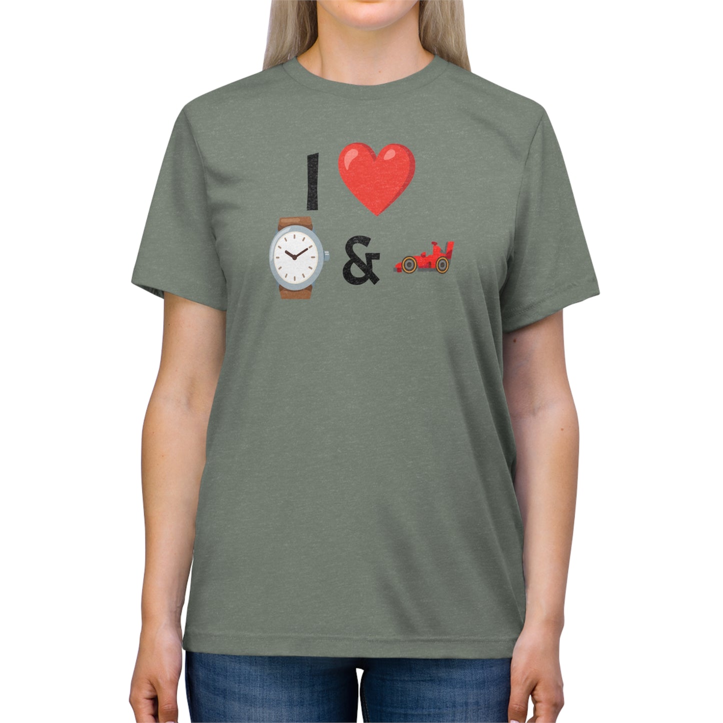 I Heart Timepieces & Exotics Tri-Blend Tee