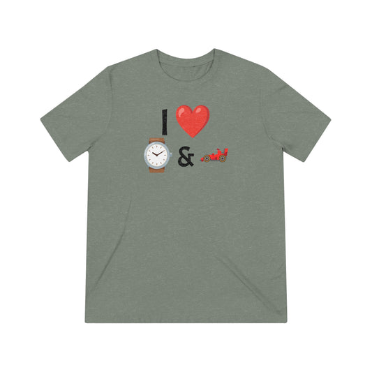 I Heart Timepieces & Exotics Tri-Blend Tee