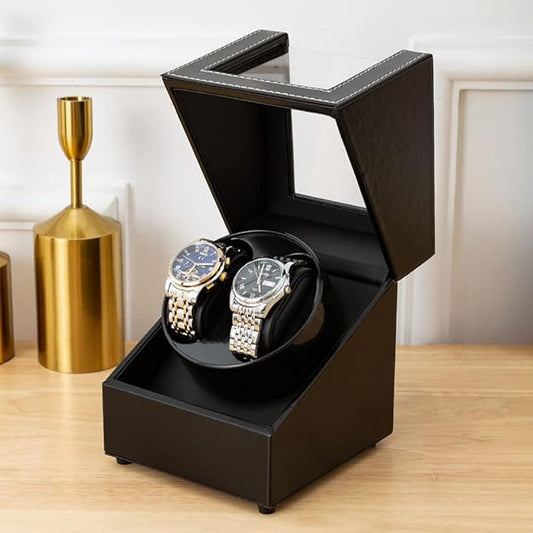 Double Watch Winder with Quiet Motor